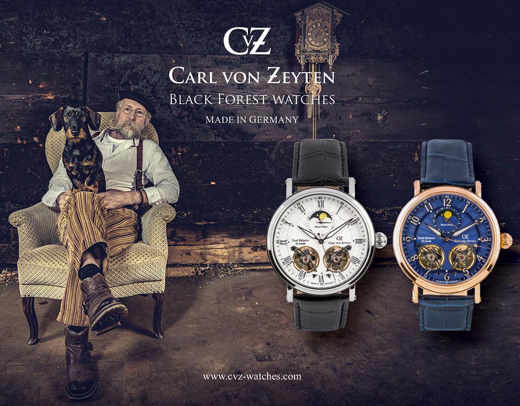 Carl von Zeyten, Black Forest Watches, Germany, Katalog